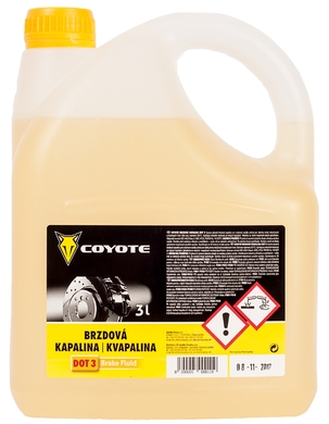 COYOTE BRZDOVÁ KAPALINA  DOT3  3000 ML
