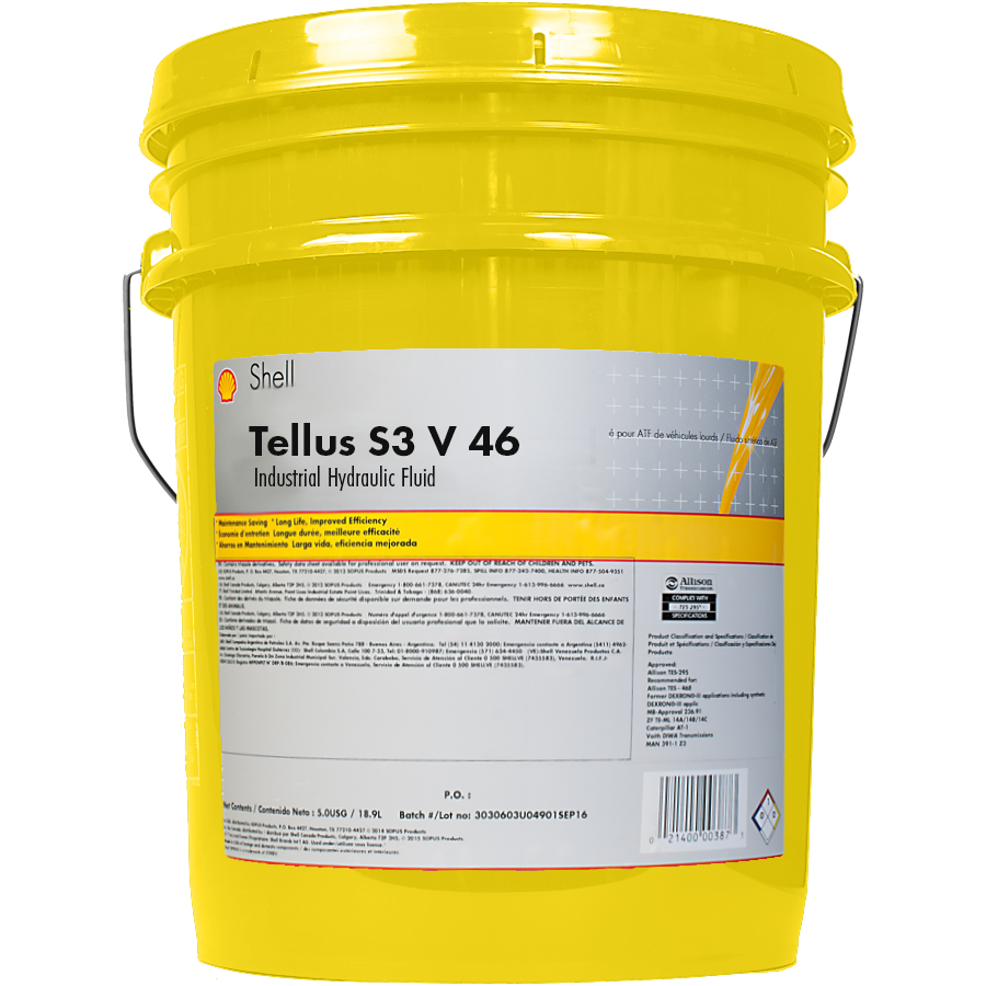 SHELL TELLUS S3 VX   46  ZINC FREE         20 LT