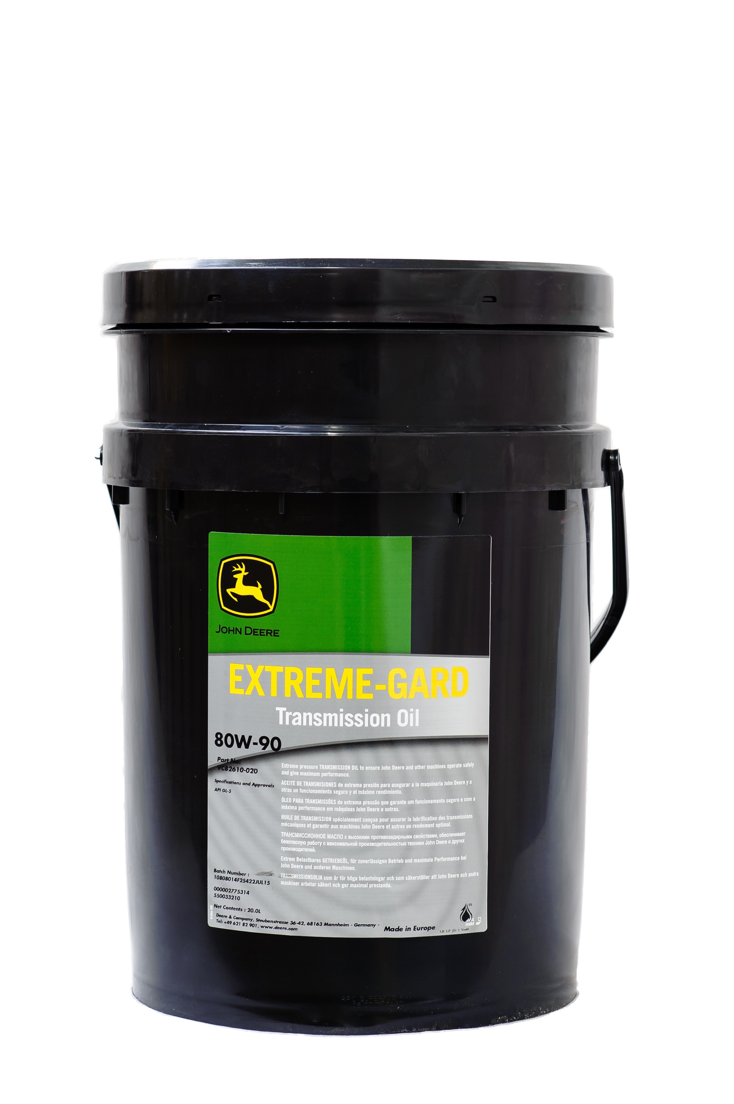 JOHN DEERE EXTREME GARD 80W-90    20LT