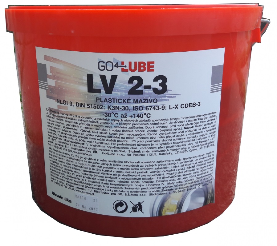 GO4LUBE MAZIVO LV 2-3     8  KG