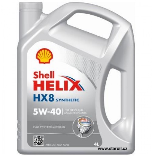 SHELL HELIX HX8 5W-40     4 LT
