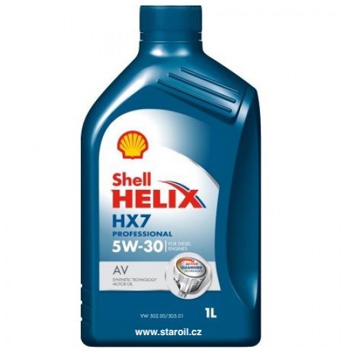SHELL HELIX HX7 PROFESSIONAL  AV  5W-30      1 LT