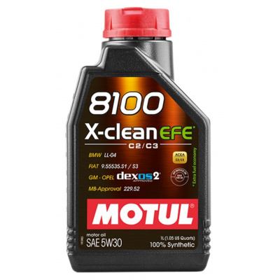 MOTUL 8100 X-CLEAN  EFE  5W-30    1LT