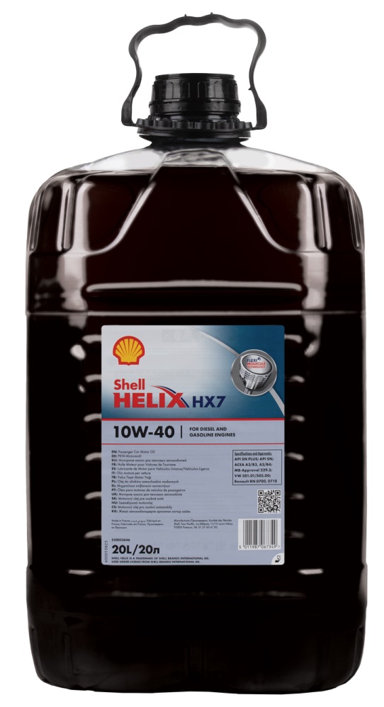 SHELL HELIX HX7   10W-40      20 LT ECOPACK