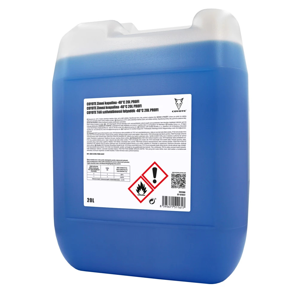 COYOTE ZIMNÍ KAPALINA  -40°C     25 LT PROFI