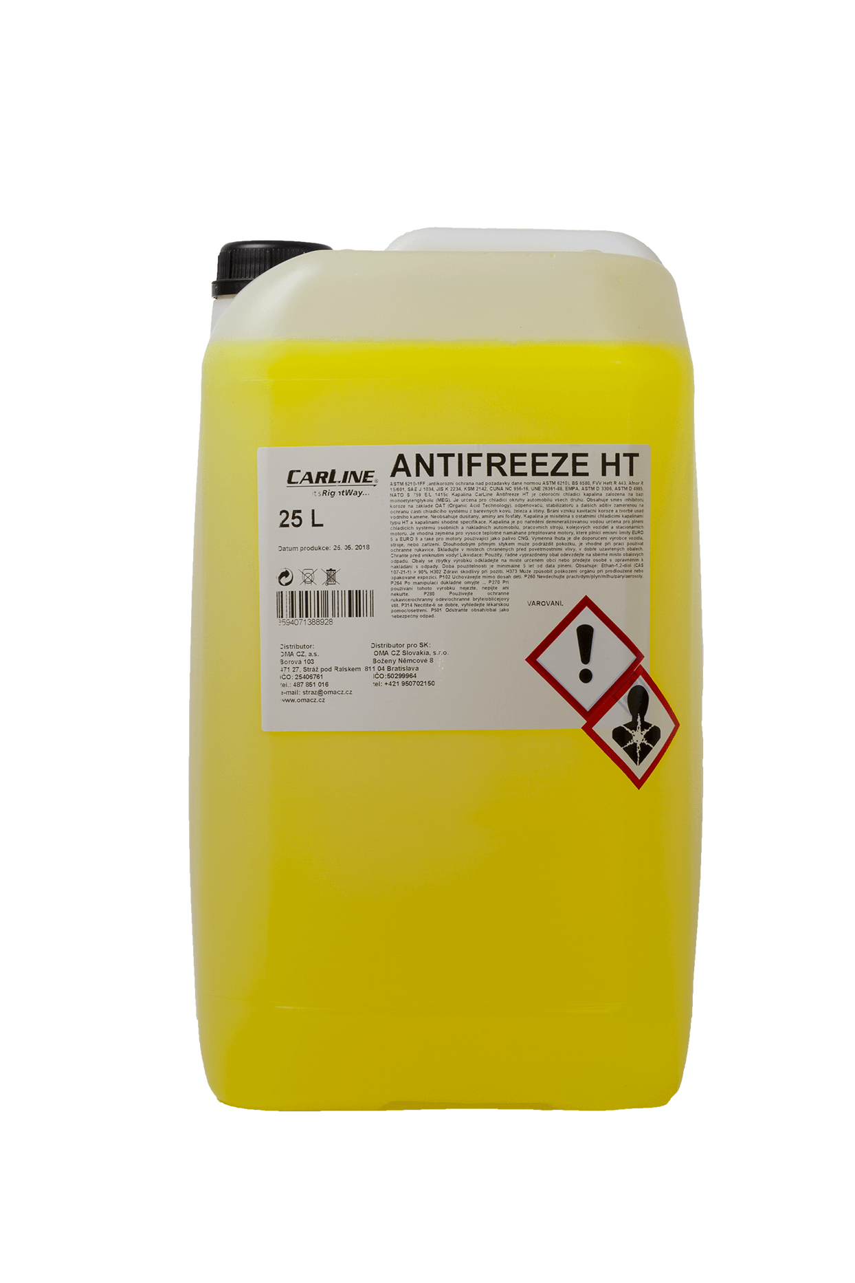 CARLINE ANTIFREEZE HT        25LT