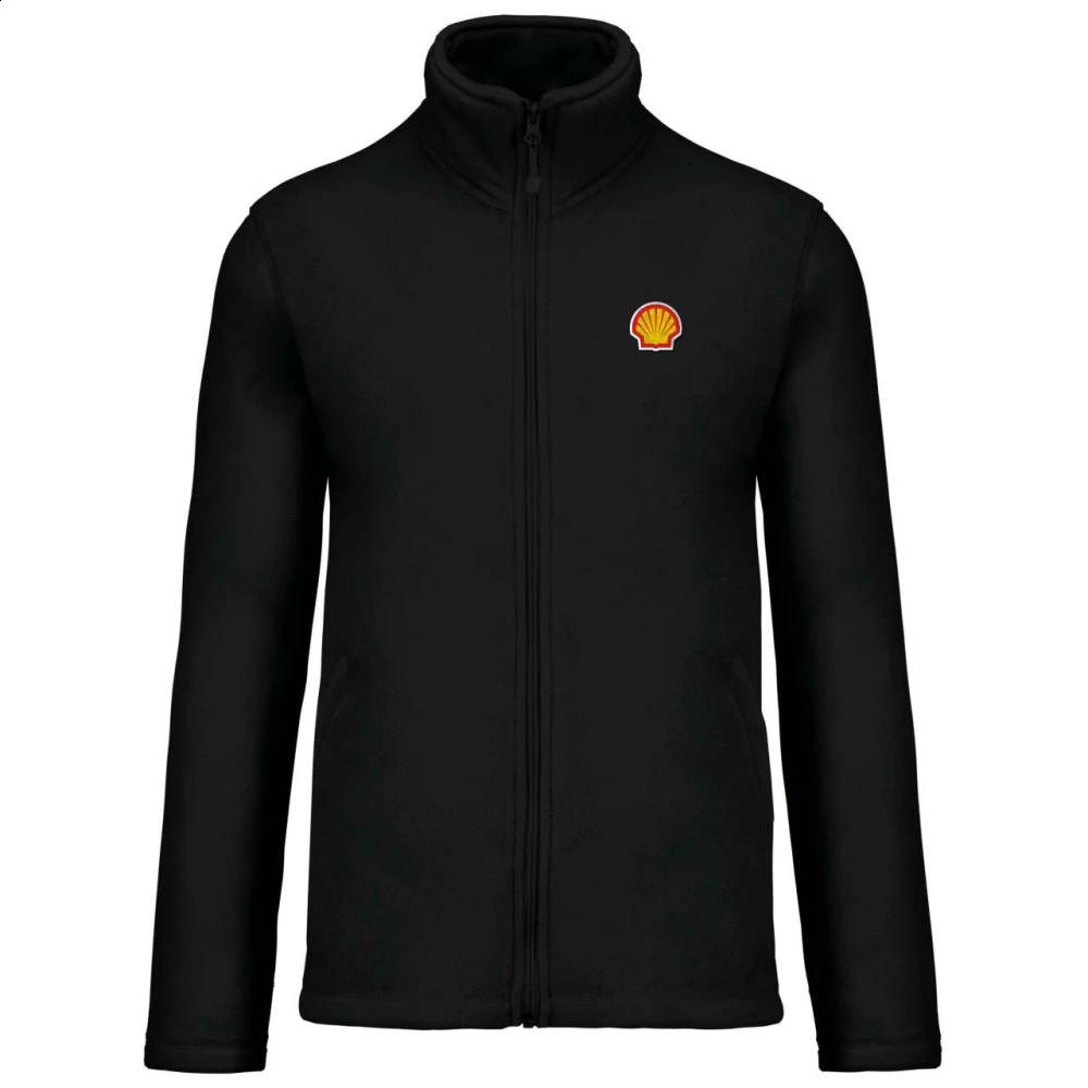 P MIKINA SHELL LUBRICANTS FLEECE ČERNÁ     XL