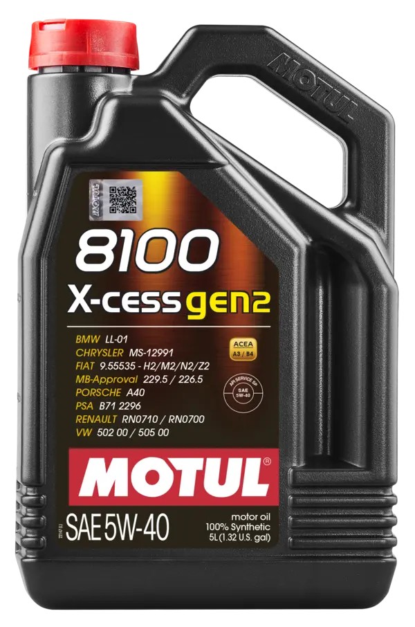 MOTUL 8100 X-CESS GEN2 5W-40     5LT