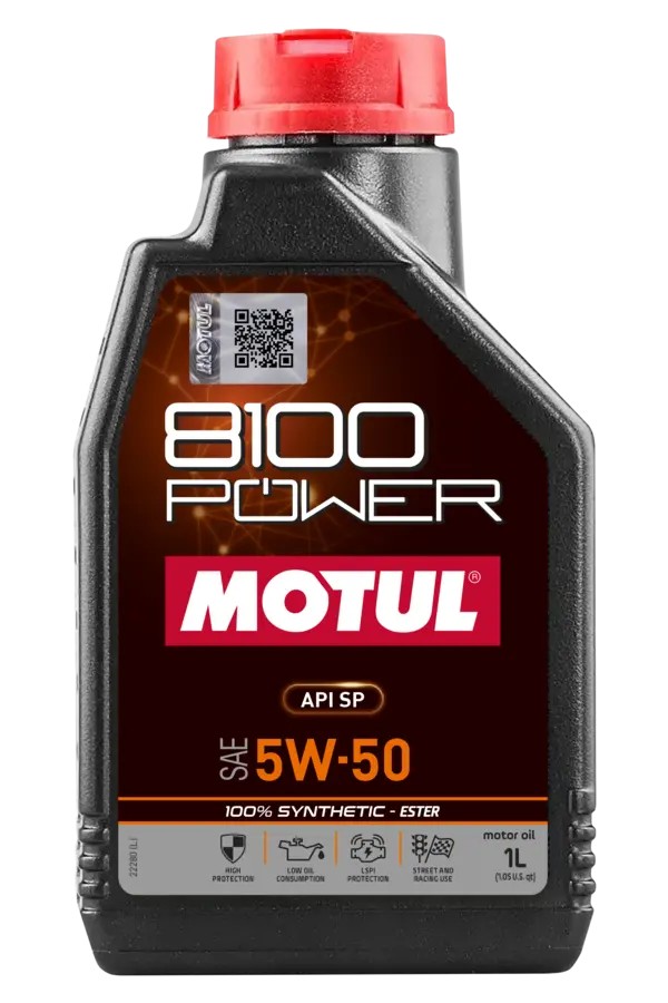 MOTUL 8100 POWER 5W-50     1LT