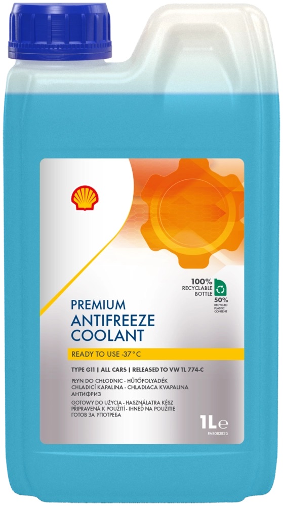 SHELL A ANTIFREEZE RTU G11   -37°C    1 LT