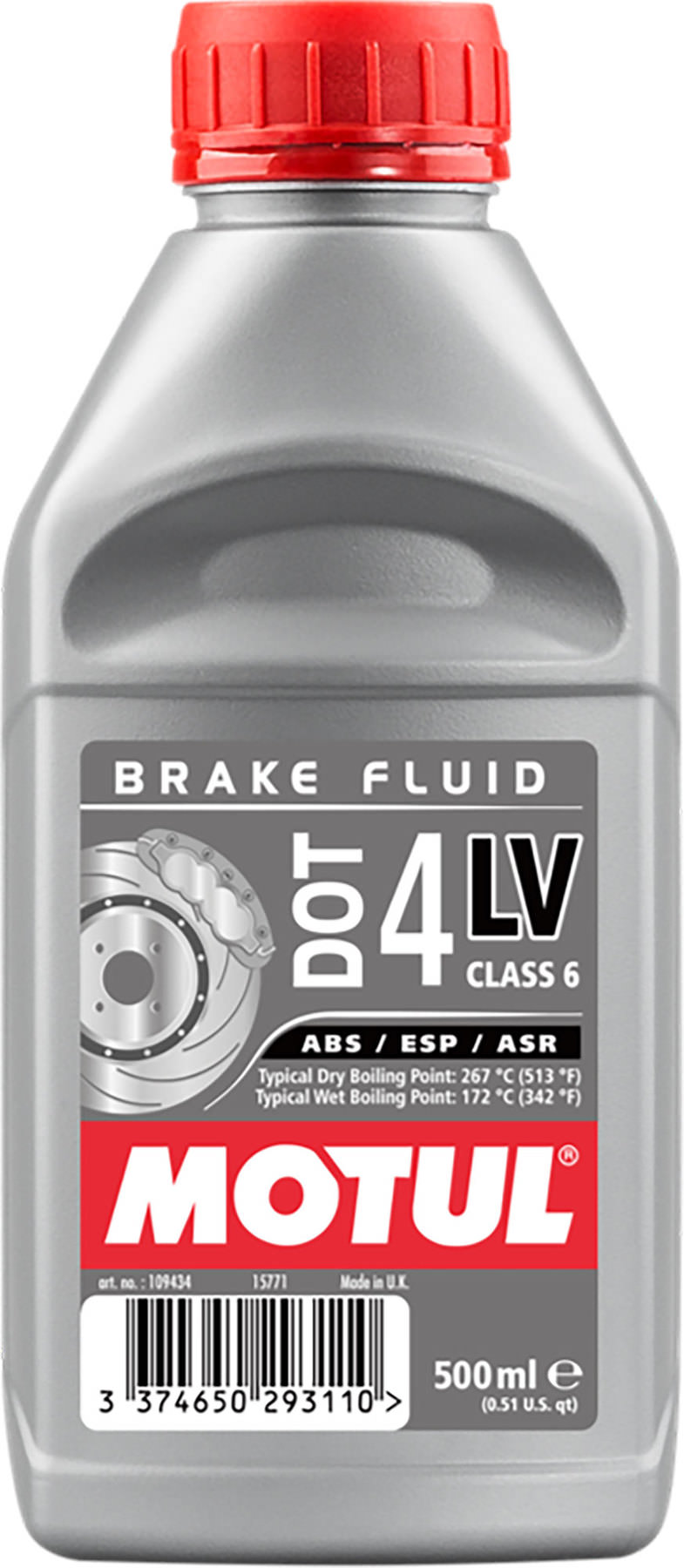 MOTUL DOT 4 LV  BRAKE FLUID    500ML