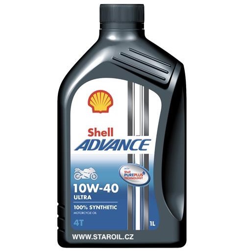 SHELL ADVANCE 4T ULTRA   10W-40    1 LT