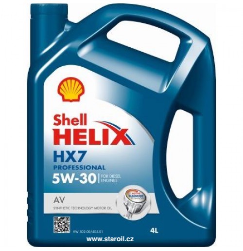 SHELL HELIX HX7 PROFESSIONAL  AV  5W-30      4 LT