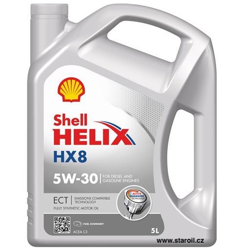 SHELL HELIX HX8 ECT  5W-30      5 LT