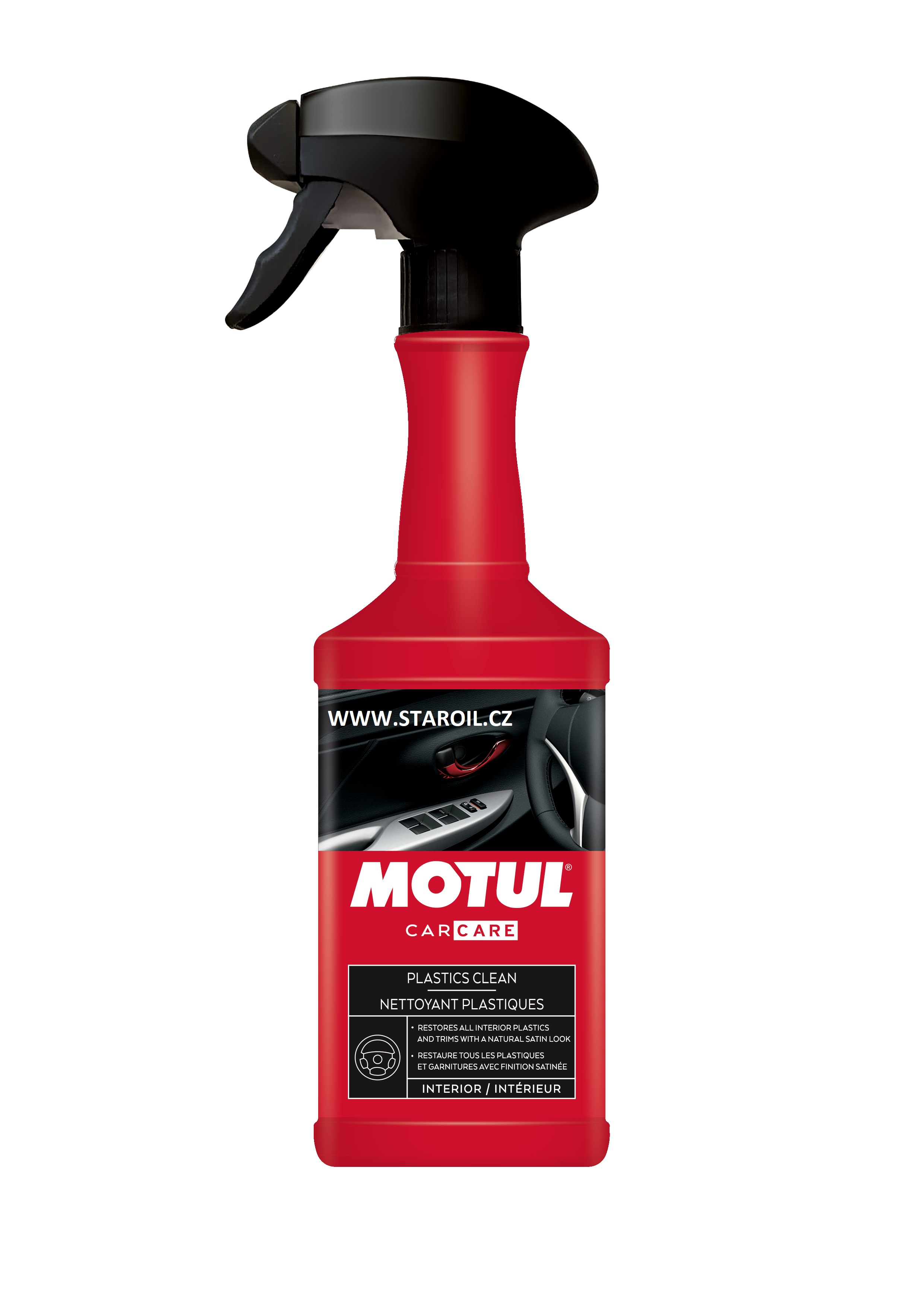 MOTUL PLASTICS CLEAN  (čistič plastů)    500ML