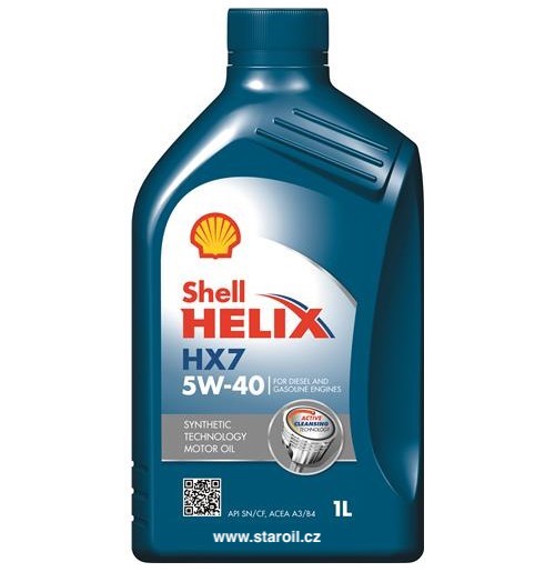 SHELL HELIX HX7  5W-40      1LT