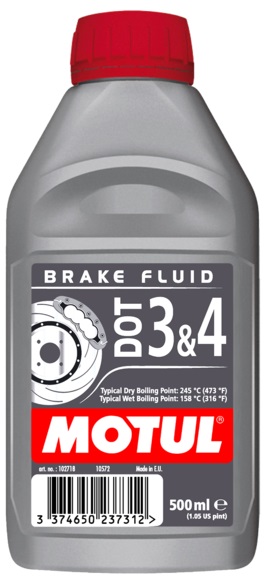 MOTUL DOT 3/4  BRAKE FLUID    500ML