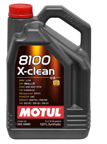 MOTUL 8100 X-CLEAN  5W-40    5LT