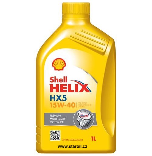 SHELL HELIX HX5  15W-40      1LT  